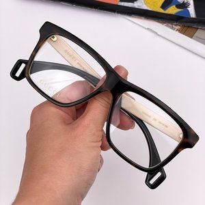 Gucci Black and Brown Men's Glasses